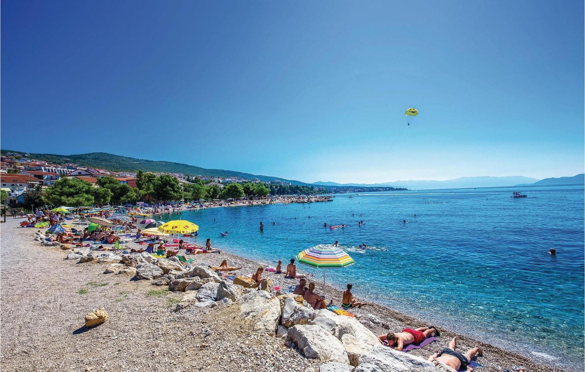 Nice Apartment In Crikvenica With House Sea View Экстерьер фото